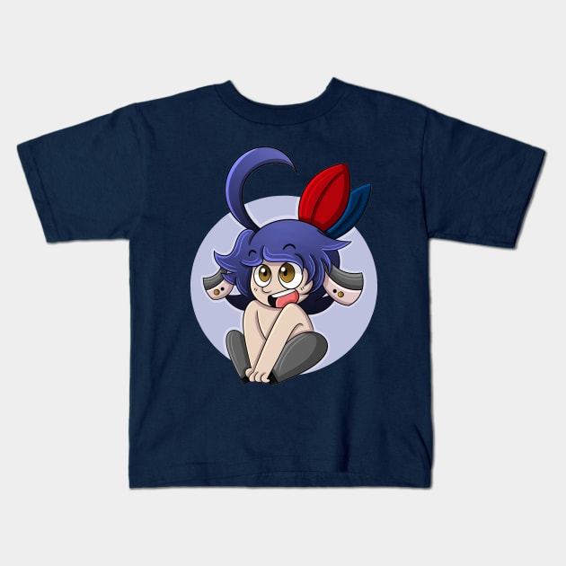 Precious Indigo Kids T-Shirt by AsherFries